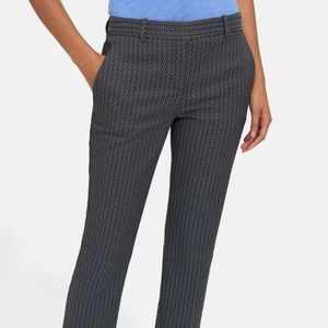 Theory Easy Slim Leg Trouser in Ikat Jacquard (NWOT)